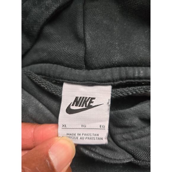 Nike Pullover Hoodie Sweatshirt Center Swoosh Sz Xl - Picture 5 of 6